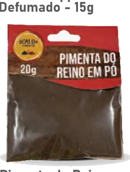 Pimenta do Reino em Pó 20g