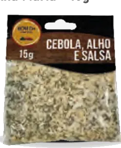 Cebola, Alho e Salsa 15g