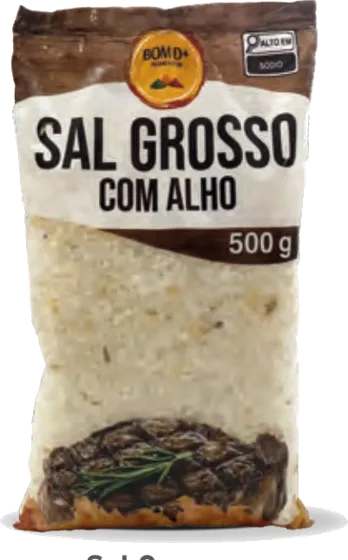 Sal Grosso com Alho 500g