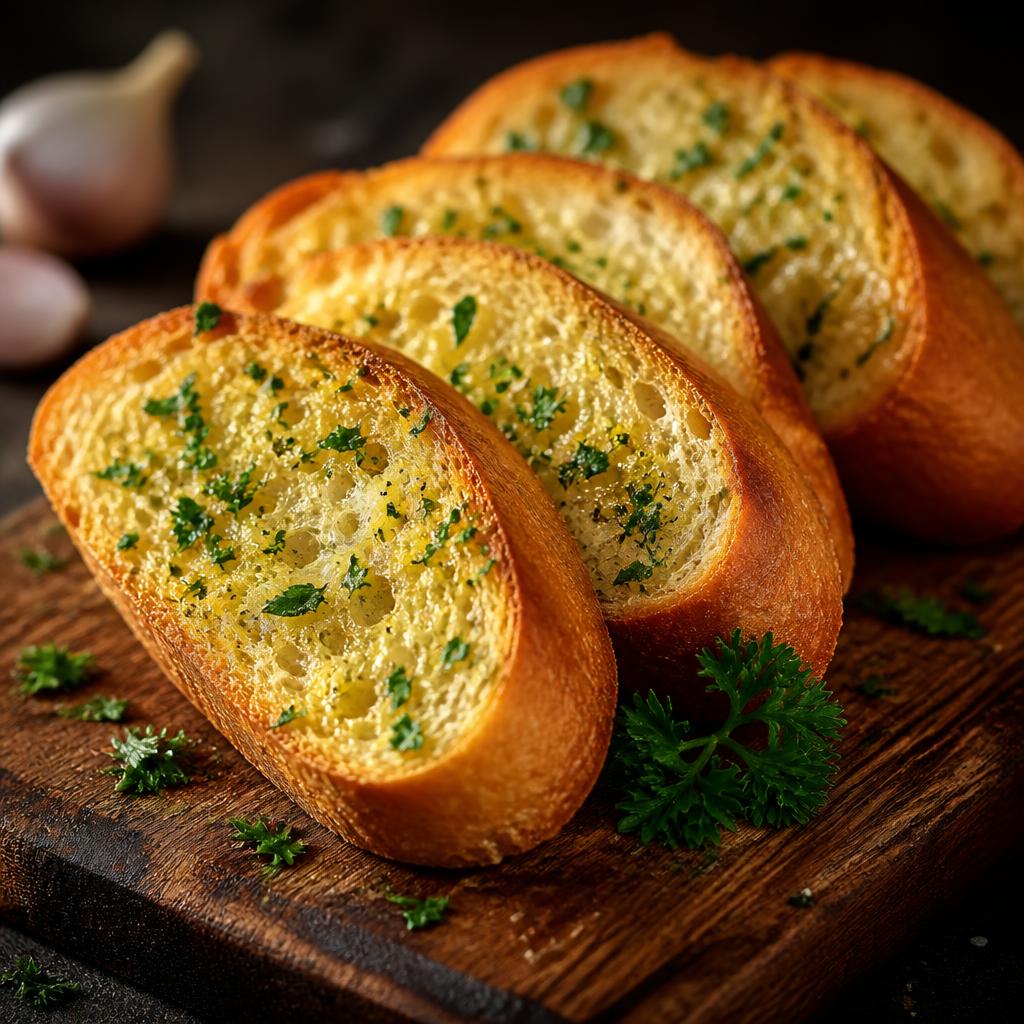 Pão de alho cremoso de churrascaria